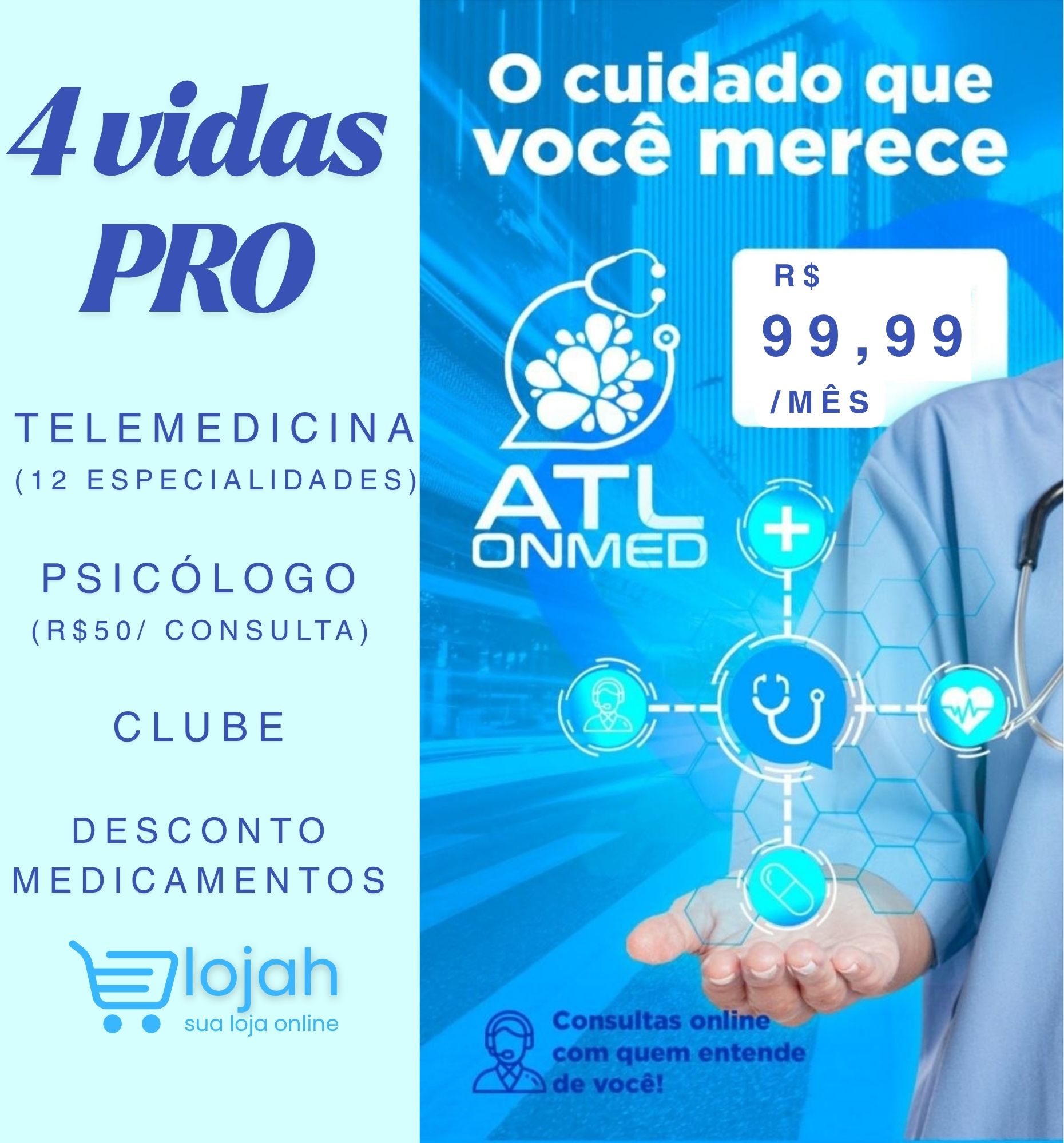 ATL Saúde PRO — 4 Vidas