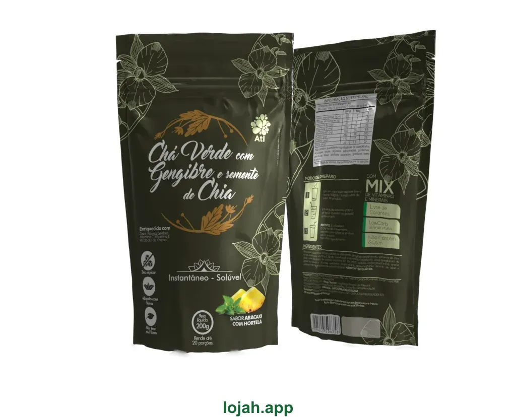 Chá Verde com Gengibre