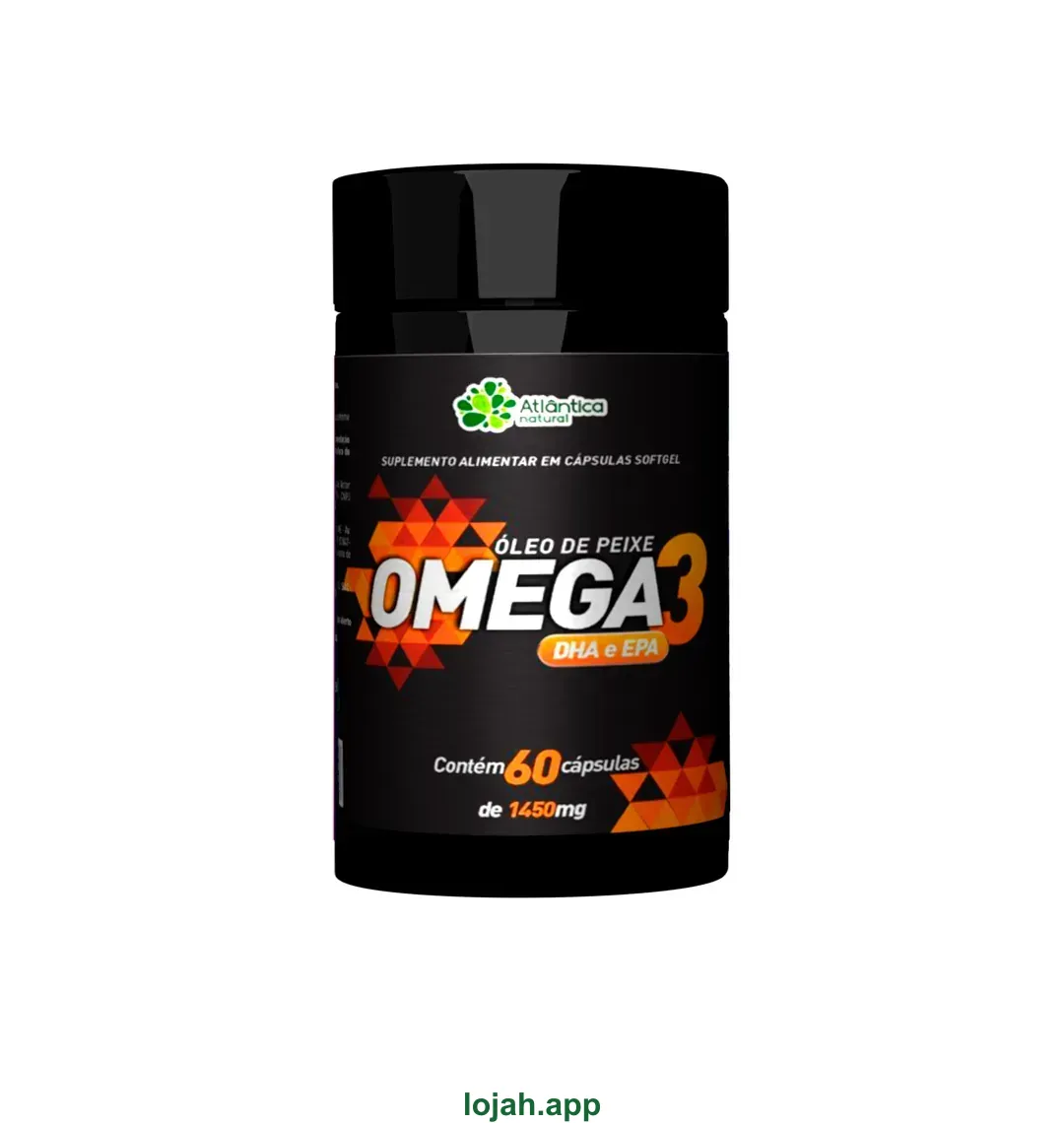 Ômega 3 Óleo de Peixe 60 Cáps
