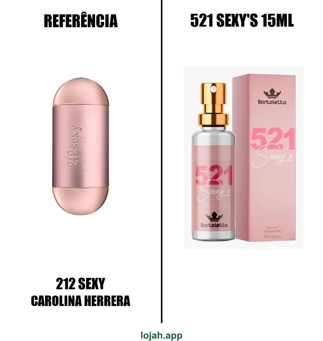 Fragrância 521 Sexy's 15ml