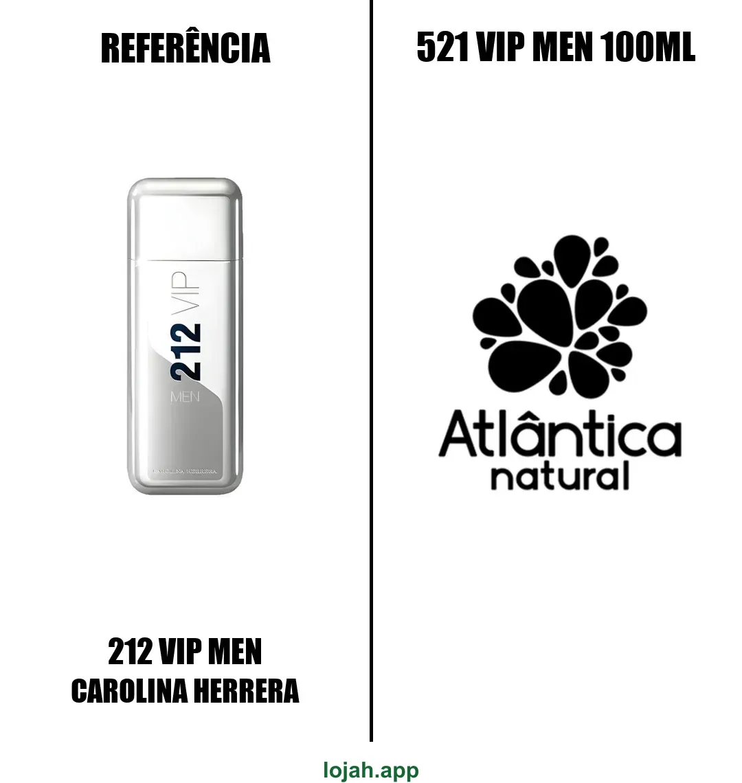 Fragrância 521 Vip Men 100ml