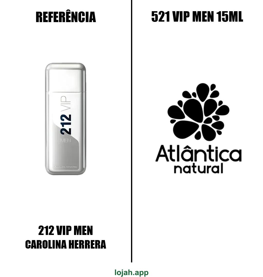 Fragrância 521 Vip Men 15ml