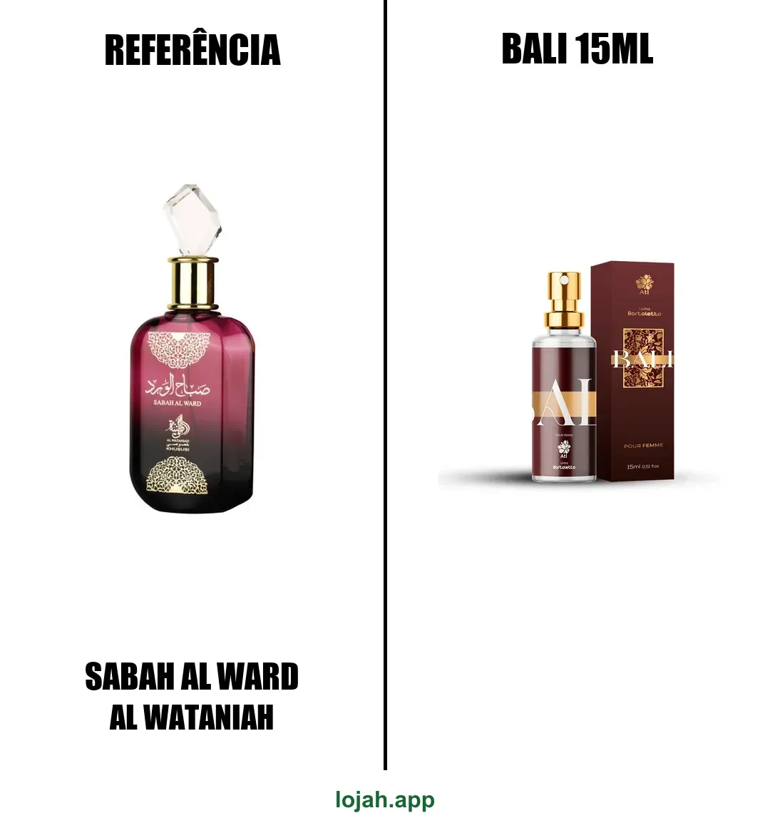 Fragrância Bali 15ml