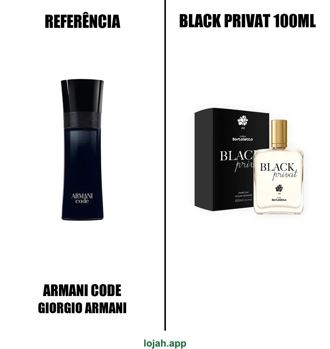 Fragrância Black Privat 100ml