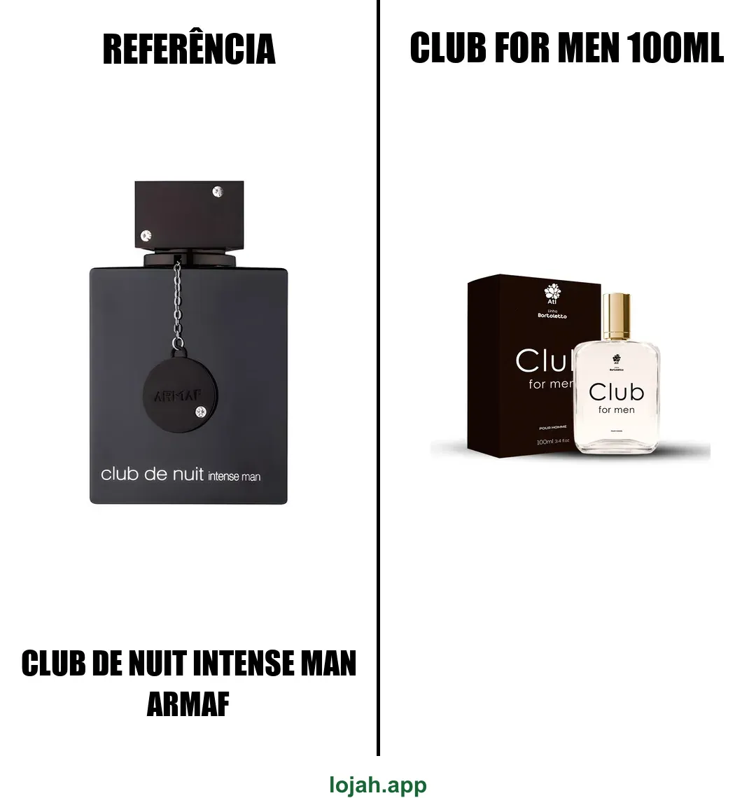 Fragrância Club For Men 100ml