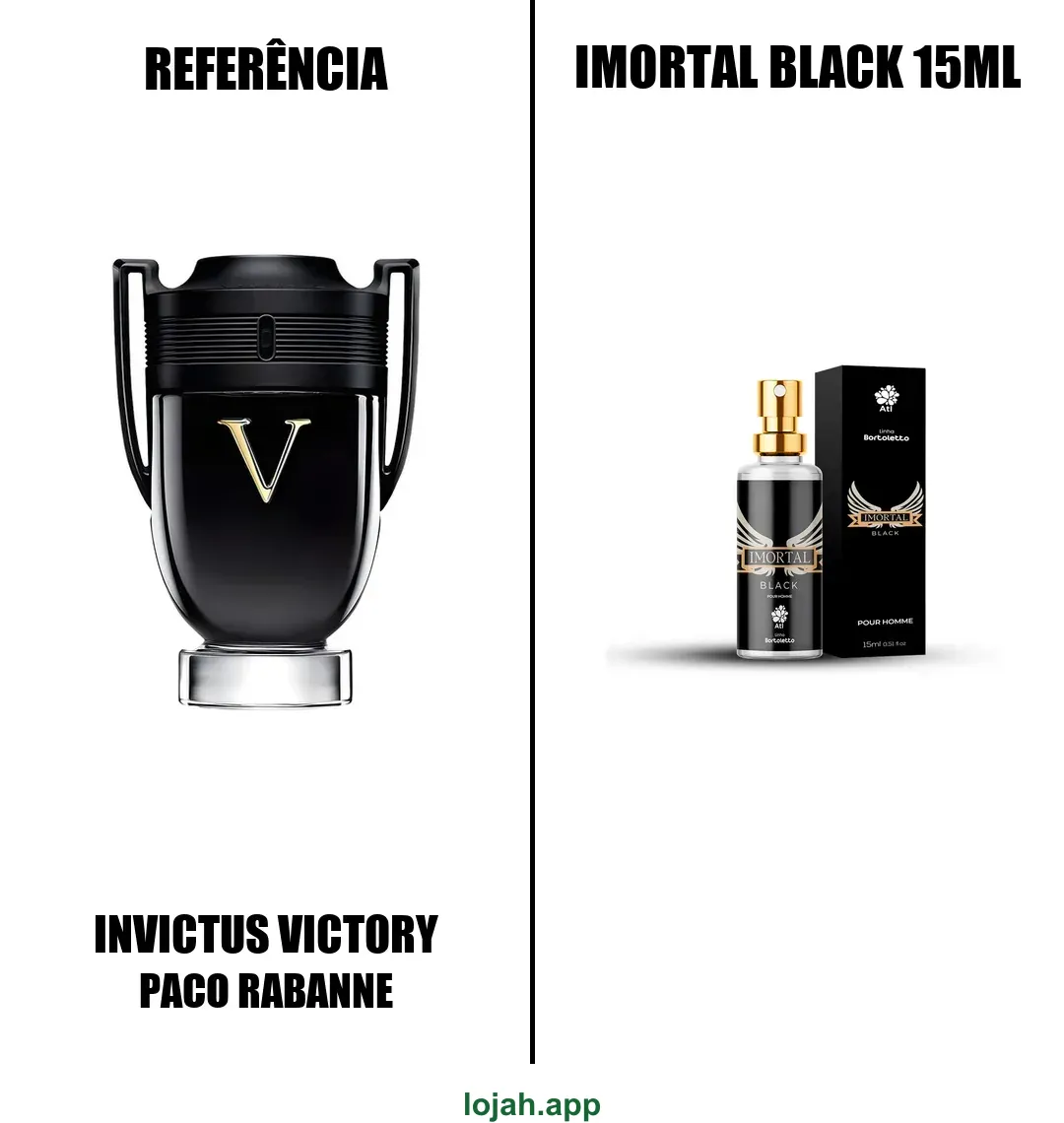 Fragrância Imortal Black 15ml