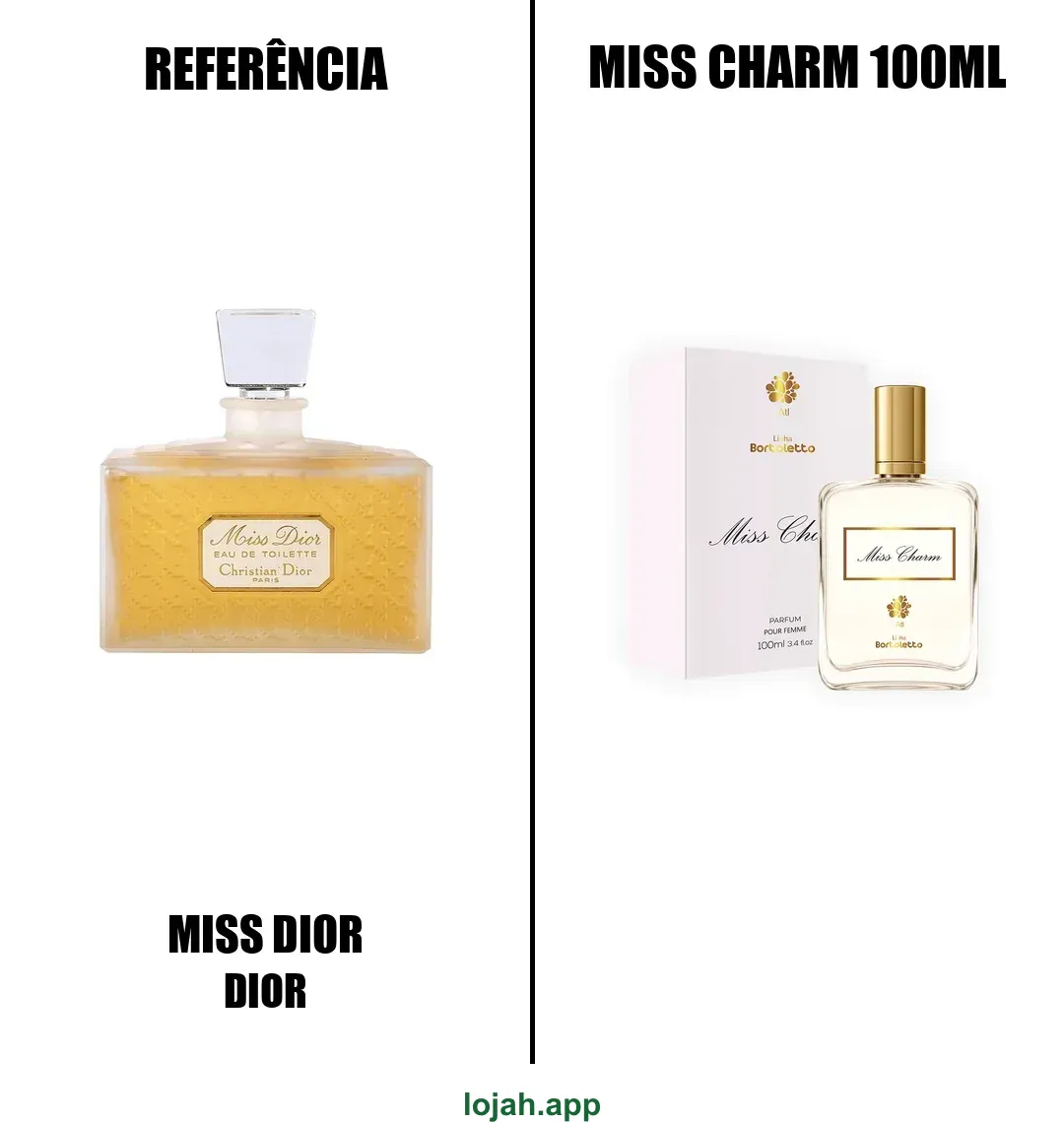 Fragrância Miss Charm 100ml