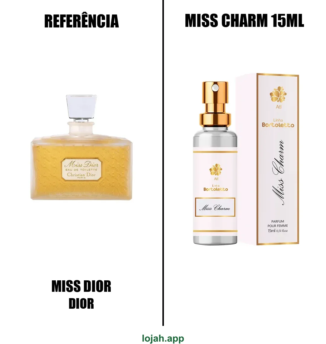 Fragrância Miss Charm 15ml