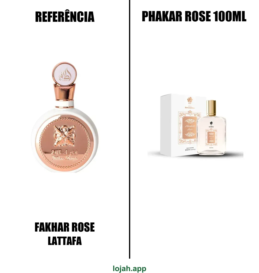 Fragrância Phakar Rose 100ml