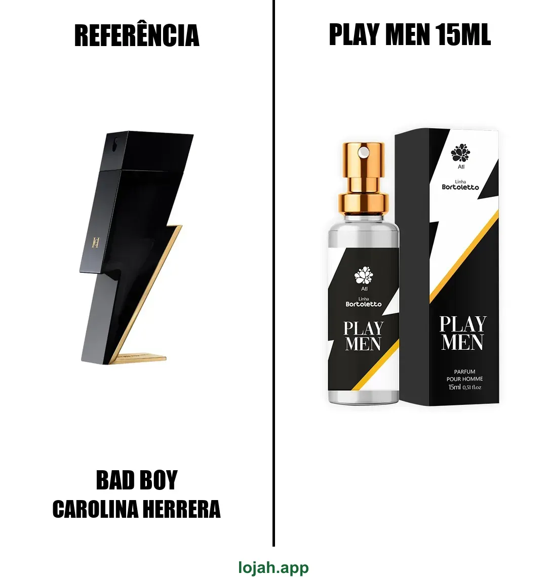 Fragrância Play Men 15ml