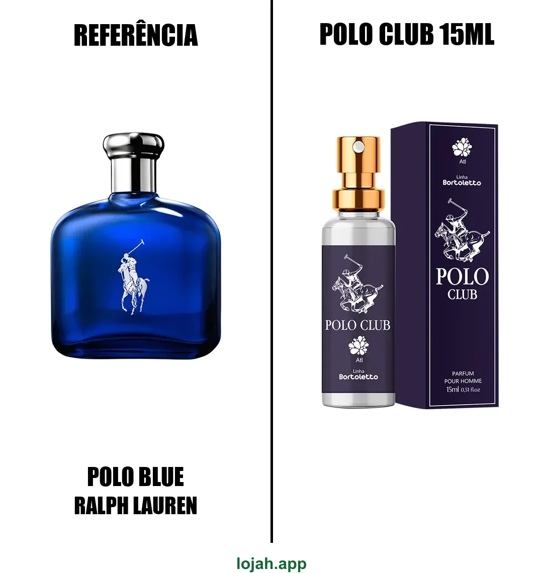 Fragrância Polo Club 15ml