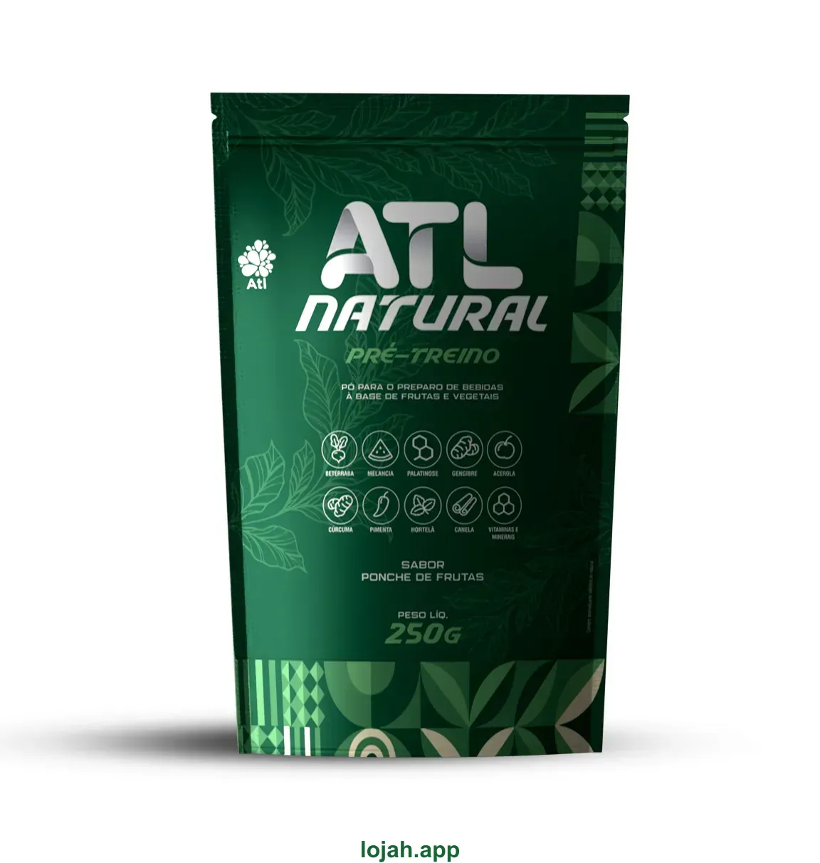 ATL Natural Pré Treino Ponche de Frutas