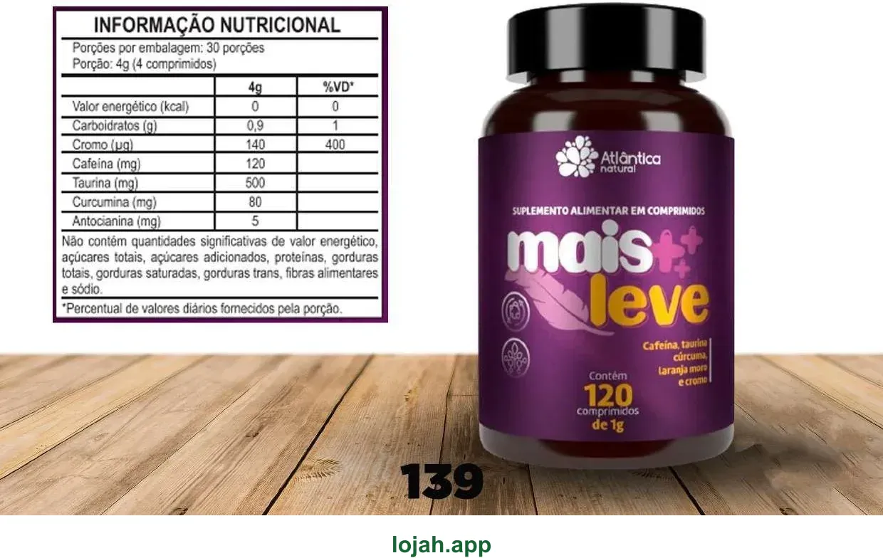Mais Leve Comprimidos 120 Comp